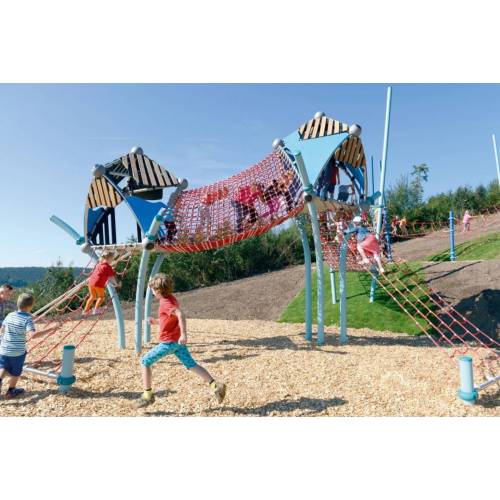 Europe’s longest Playground structure – “Aventura – the SpielBerg” in Medebach. фото