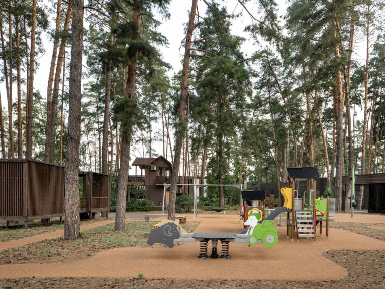 гойдалка балансир на пружині фото