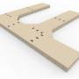 F-Shape dock, 30′ Long x 25′ Wide, with 60″ Finger Docks фото 1