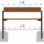 Лавочка паркова Rörkröken Sofa фото 4