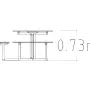 Picnic Table Skagen HPL фото 2